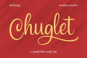 Chuglet Cursive Font