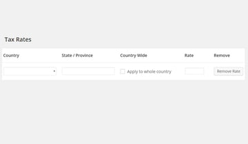 Easy Digital Downloads Taxes Settings