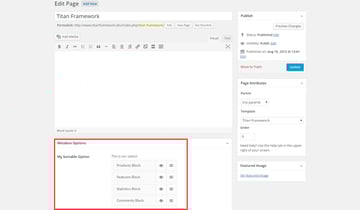 Adding the Sortable type to a meta box