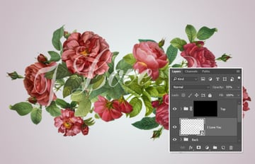 Change the Text Layer Opacity