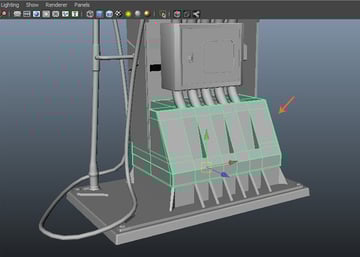 Isolate the motor chamber