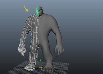 Delete mirrored part