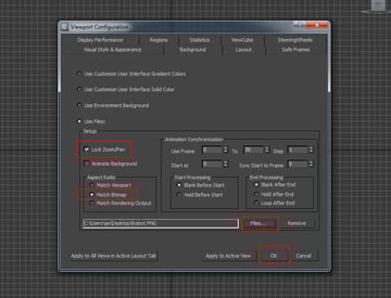 Configuration window