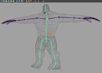 Press the P key to parent 