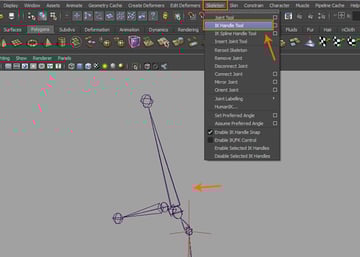 Skeleton  IK Handle Tool