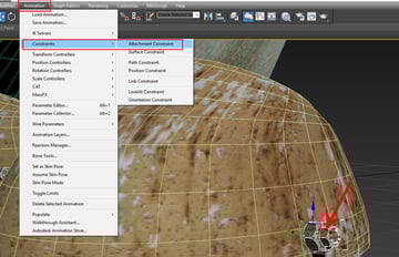 Animation  Constraint Attachment Constraint 