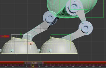 With the right leg dummy selected