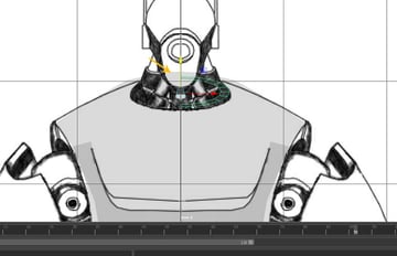 Move and place it around the neck area