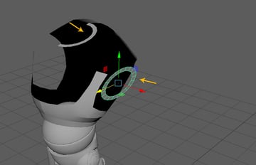 Create another ring polygon mesh