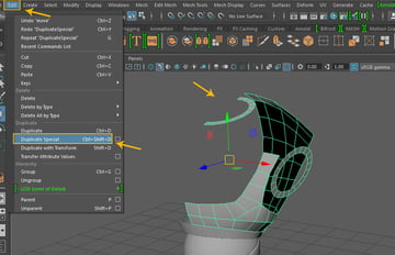 Edit  Duplicate Special