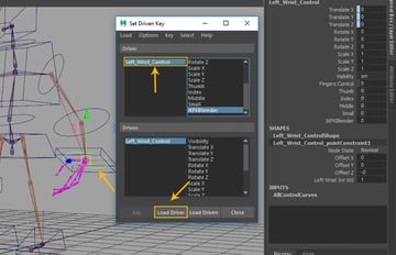 Set Driven Key window