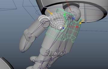 Select the base ball mesh