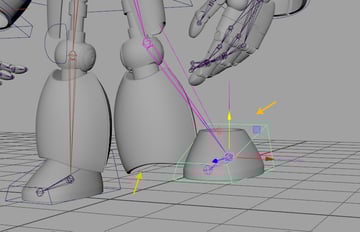 Move the foot control