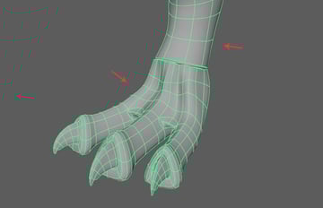 Combine both the leg and the foot 