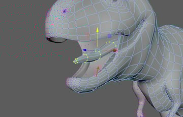 Jump in the vertex selection mode