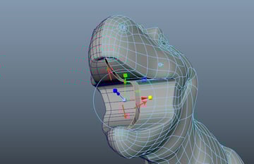 Scale the extruded edges