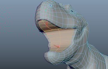 Jump in the face selection mode