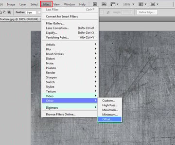 Applying the Offset Filter