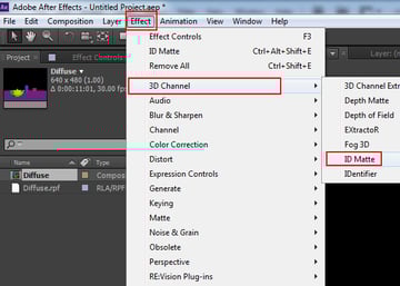 Effects  3D Channel  ID Matte