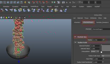 nParticleShape1  Particle Size