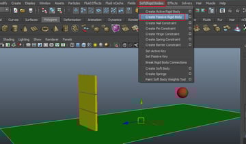 Soft Rigid Bodies  Create Passive Rigid Body