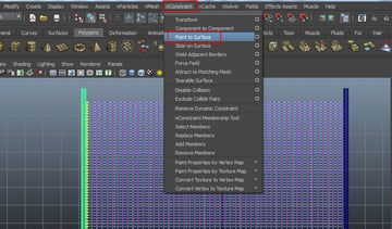 nConstraint  Point to Surface