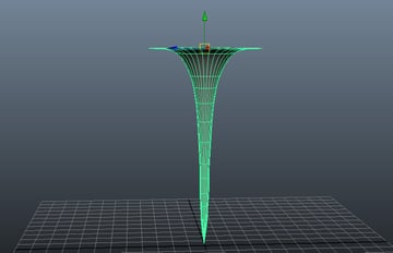 With the tornado mesh selected