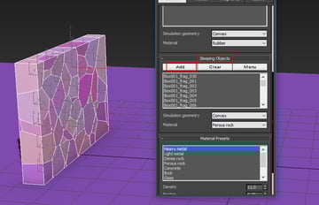 Now the fragments will react only upon getting hit