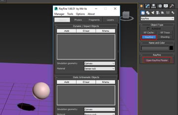 Go to RayFire  Open RayFire Floater