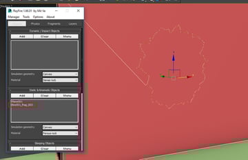 Static  Kinematic Objects