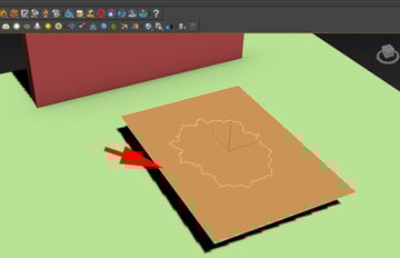 Bitmap image outline