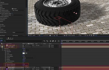 Shadow Darkness and Shadow Diffusion parameters 