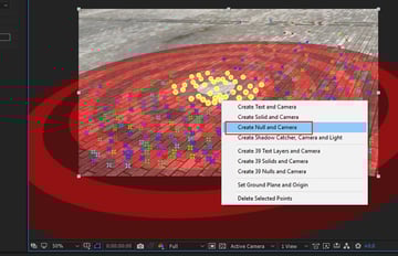 Create Null and Camera