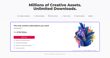 envato elements price