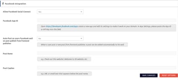 Setting up social login with Facebook