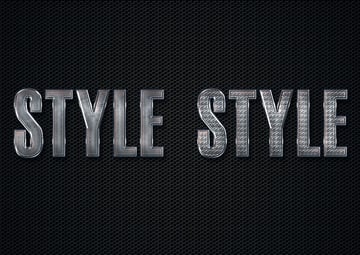 example of different texture pattern settings