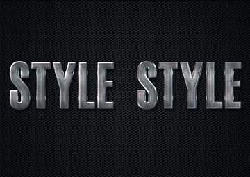 example of different gloss contour settings