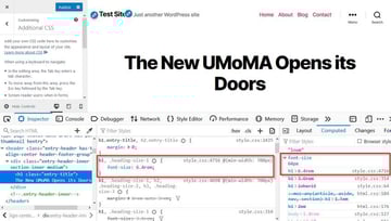 Find CSS to override in DevTools