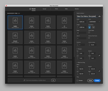 create a new document