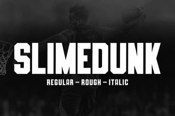 Cricut Sports Fonts: Slimedunk