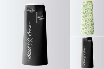 Half waist apron mockup