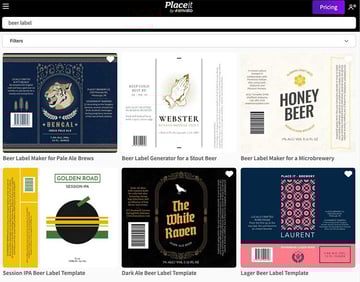 Beer label generator