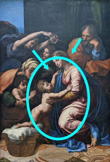 The Holy Family of Francis I by Raphael