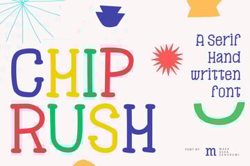 chiprush kids font