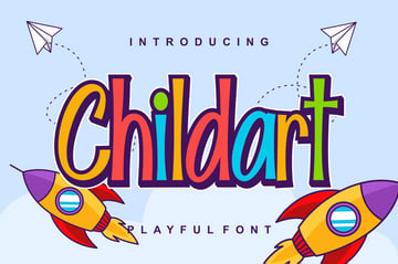 childart kids font