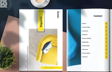 digital magazine template