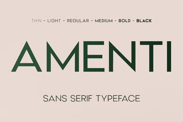 amenti font