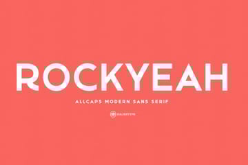 rock yeah font