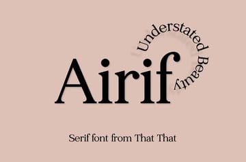 airif font