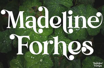 madeline forhes font